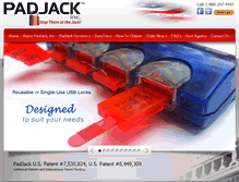Tablet Screenshot of padjack.com